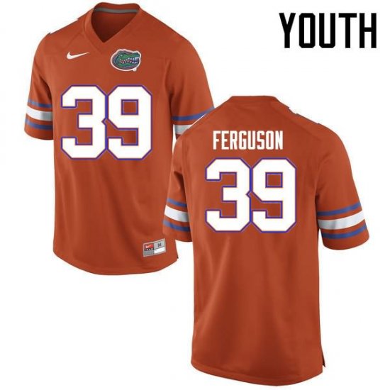 Youth Florida Gators #39 Ryan Ferguson NCAA Nike Orange Authentic Stitched College Football Jersey CGY0162JI